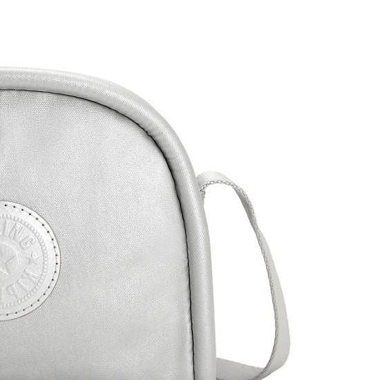 Kipling Jesper Metallic Crossbody Veske Sølv | NO 2032ZU